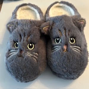 Grijze pantoffels 42-43