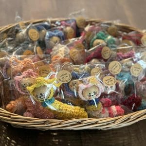 Handgemaakte gelukskatjes