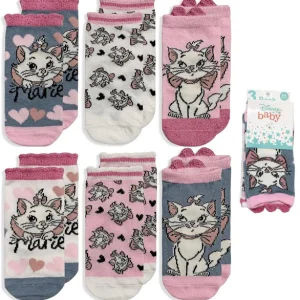 Kindersokken Disney Marie verpakt per 3 stuks