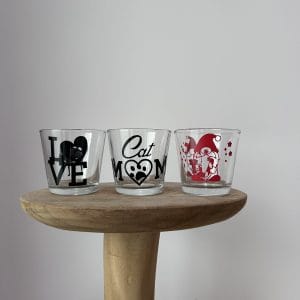 Theelichthouder glas