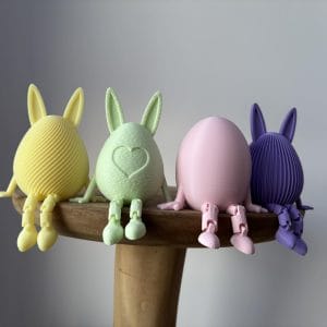 Ei met wiebel pootjes