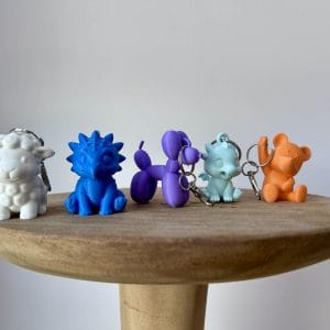 Leuke 3D geprinten sleutelhangers