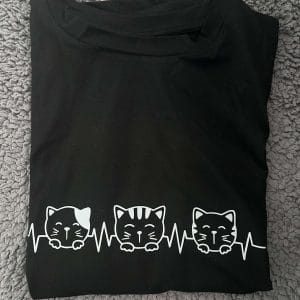 T-Shirt korte mouw zwart XS