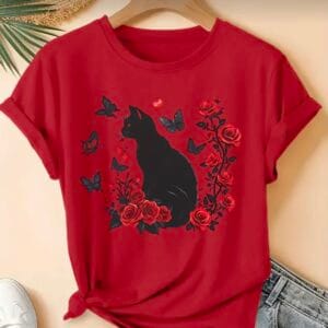 T-Shirt korte mouw rood