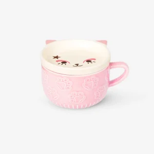 Mok met snackbakje in de vorm van een kat - 300 ml