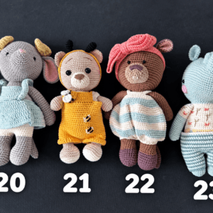 Gehaakte knuffels 20 - 23