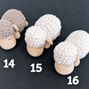 Gehaakte knuffels 14 - 16